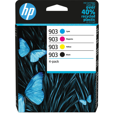 HP 6ZC73AE (903), originálny atrament, CMYK, 300/315 strán, 4-pack