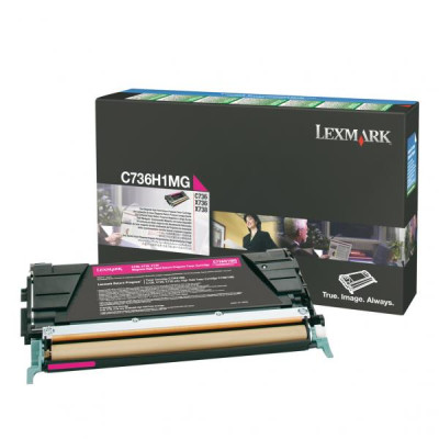 Lexmark C736H1MG, originálny toner, purpurový