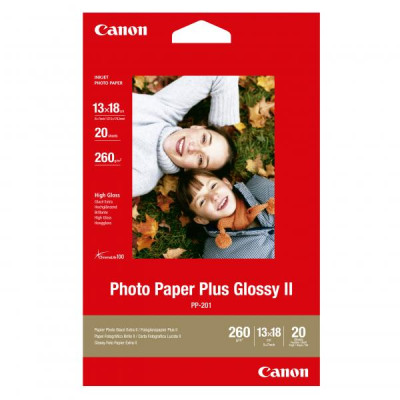 Canon Photo Paper Plus Glossy, foto papír, lesklý, biela, 13x18cm, 5x7