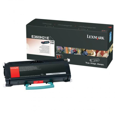 Lexmark E360H21E, originálny toner, čierny