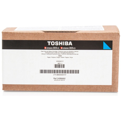 Toshiba T-305PC-R (6B000000747), originálny toner, azúrový, 900 g