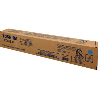 Toshiba T-FC65E-C (6AK00000179), originálny toner, azúrový