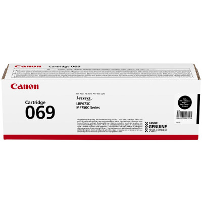 Canon 069BK (5094C002), originálny toner, čierny, 2100 strán