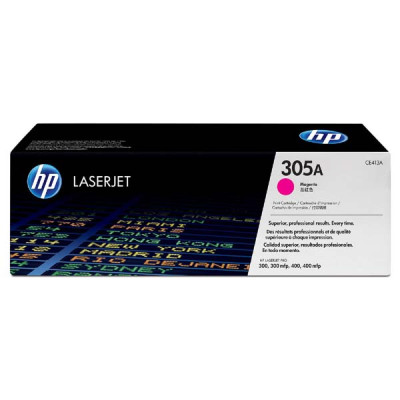 HP CE413A (305A), originálny toner, purpurový, 2600 strán