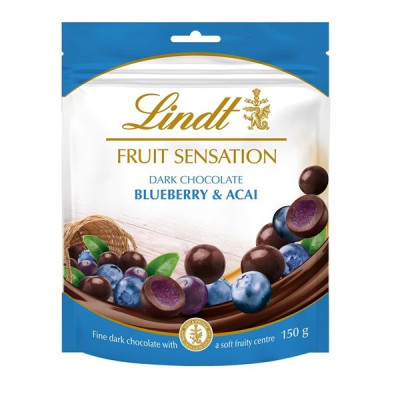 Ovocie v čokoláde Lindt - čučoriedky a acai, 150 g