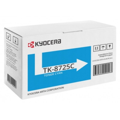 Kyocera TK-8725C (1T02NHCNL0), originálny toner, azúrový