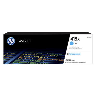 HP W2031X (415X), originálny toner, azúrový, 6000 strán, XL