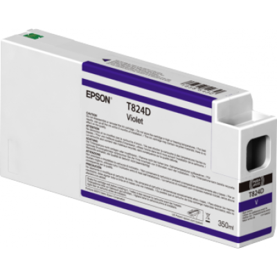 Epson T824D (C13T824D00), originálny atrament, fialový, 350 ml