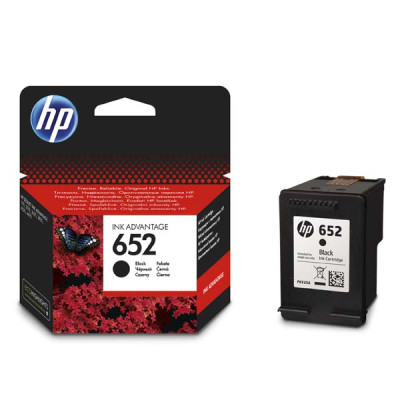 HP F6V25AE (652), originálny atrament, čierny, 360 strán (6 ml)