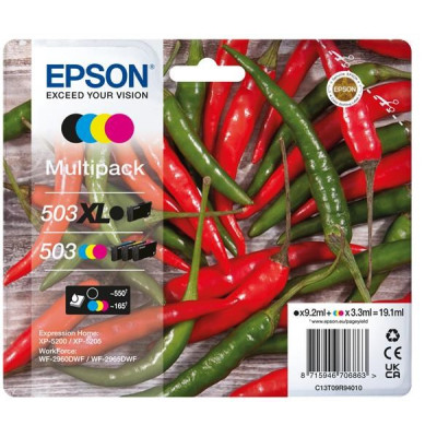 Epson T09R9 (C13T09R94010, 503), originálny atrament, CMYK