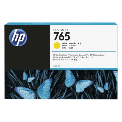 HP F9J50A (765), originálny atrament, žltý, 400 ml