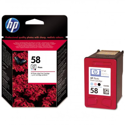 HP C6658AE (58), originálny atrament, photo farebný, 17 ml