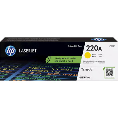 HP W2202A (220A), originálny toner, žltý, 1800 strán