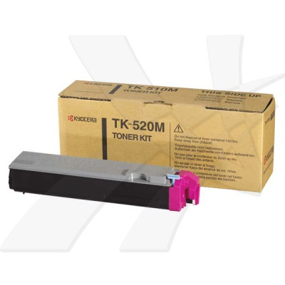 Kyocera TK-520M, originálny toner, purpurový