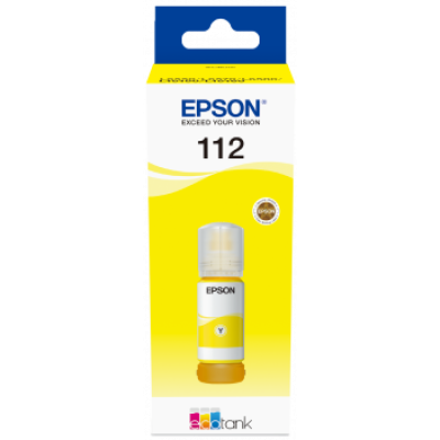 Epson T06C4 (C13T06C44A, 112), originálny atrament, žltý, 70 ml