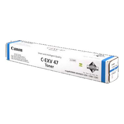 Canon C-EXV47C (8517B002), originálny toner, azúrový, 21500 strán