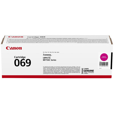 Canon 069M (5092C002), originálny toner, purpurový, 2100 strán