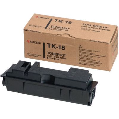 Kyocera TK-18K (1T02FM0EU0), originálny toner, čierny