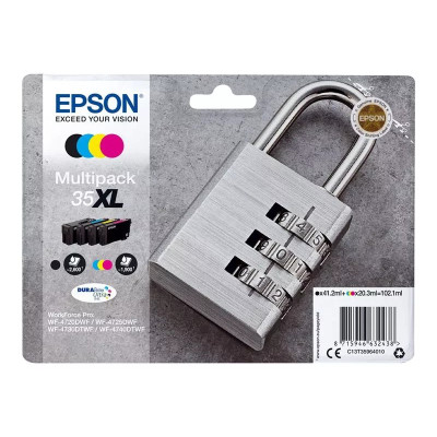 Epson T3596 (C13T35964010, 35XL), originálny atrament, CMYK, XL