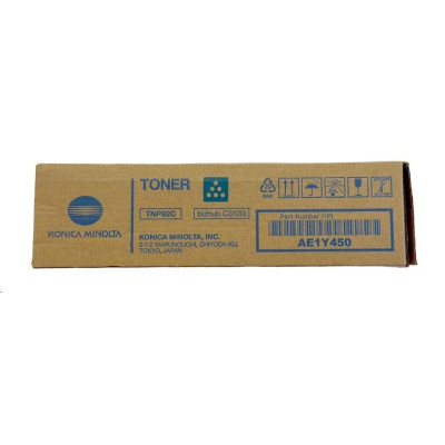 Konica Minolta TNP-92C (AE1Y450), originálny toner, azúrový