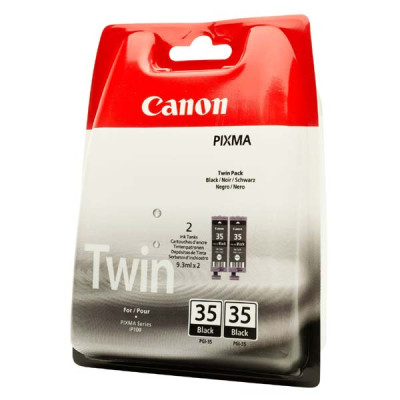 Canon PGI-35Bk (1509B012, 1509B029), originálny atrament, čierny, 2 x 191 strán (2 × 9 ml), 2-pack