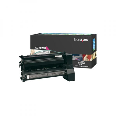 Lexmark C7700MH, originálny toner, purpurový