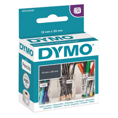 Dymo papírové štítky 25mm x 13mm, bílé, multifunkční, 1000 ks, 11353, S0722530