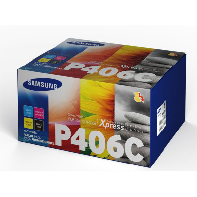 Samsung CLT-P406C (SU375A), originálny toner, CMYK, 4-pack