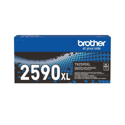 Brother TN-2590XL, originálny toner, čierny, 3000 strán