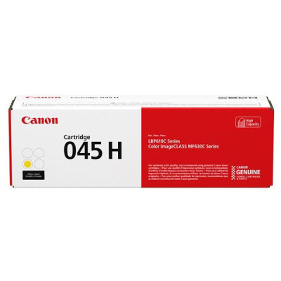 Canon 045HY (1243C002), originálny toner, žltý, 2200 strán