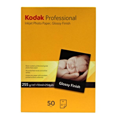 Kodak Professional Inkjet Photo paper, glossy, papír, biela, A4, 255 g/m2, 20 KPROA4G, pro tonerové tiskárny