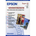 Epson Premium Semigloss Photo Paper, foto papír, pololesklý, biela, Stylus Photo 1270, 2000P, A3+, 251 g/m2, 20 ks, C13S041328, ink