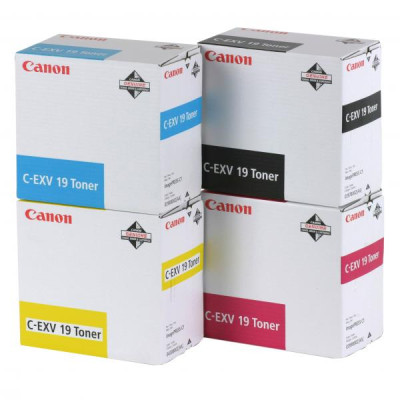 Canon C-EXV19Bk (0397B002), originálny toner, čierny