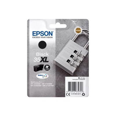 Epson T3591 (C13T35914010, 35XL), originálny atrament, čierny, 2600 strán (41,2 ml), XL