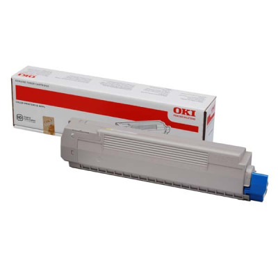 Oki MC851 (44059165), originálny toner, žltý, 7300 strán