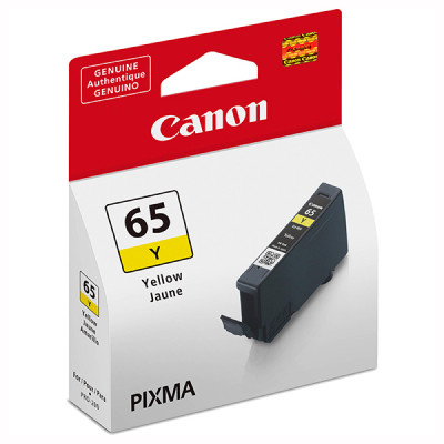 Canon CLI-65Y (4218C001), originálny atrament, žltý, 12,6 ml