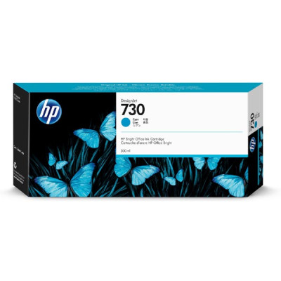 HP P2V68A (730), originálny atrament, azúrový, 300 ml