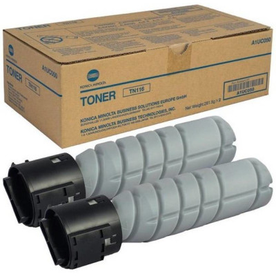 Konica Minolta TN-116K (A1UC050), originálny toner, čierny, 2-pack