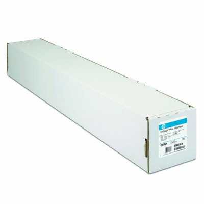 HP Bright White Inkjet Paper, 420mmx45,7m, Q1446A, 90 g/m2, foto papír, matný, biela, tonerový