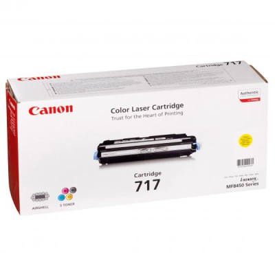 Canon CRG-717Y (2575B002), originálny toner, žltý