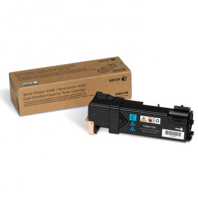 Xerox 106R01598, originálny toner, azúrový