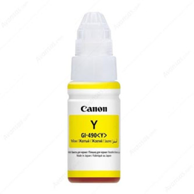 Canon GI-490Y (0666C001), originálny atrament, žltý, 70 ml