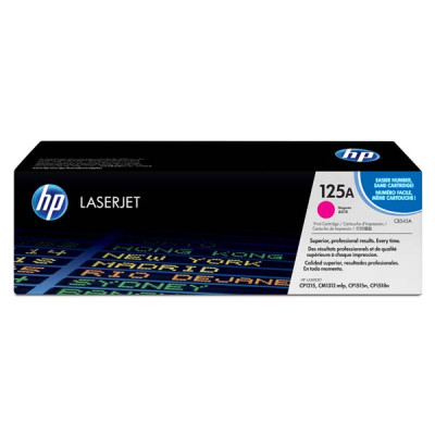 HP CB543A (125A), originálny toner, purpurový, 1400 strán