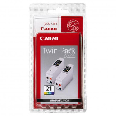 Canon BCI-21C (0955A357), originálny atrament, farebný, 2-pack