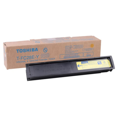 Toshiba T-FC28EY, originálny toner, žltý