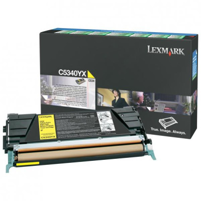 Lexmark C5340YX, originálny toner, žltý