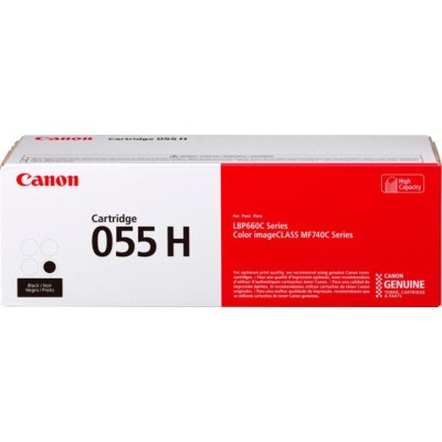 Canon 055HBk (3020C002), originálny toner, čierny, 7600 strán