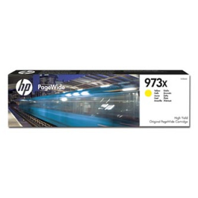 HP F6T83AE (973X), originálny atrament, žltý, 82 ml