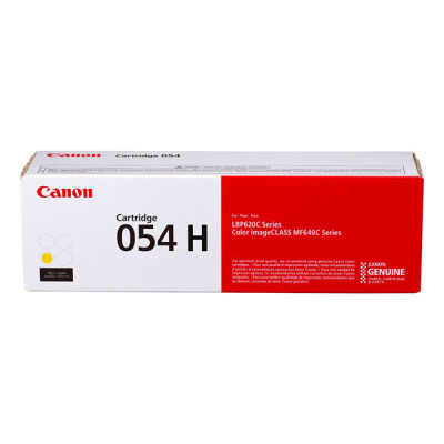 Canon 054HY (3025C002), originálny toner, žltý, 2300 strán