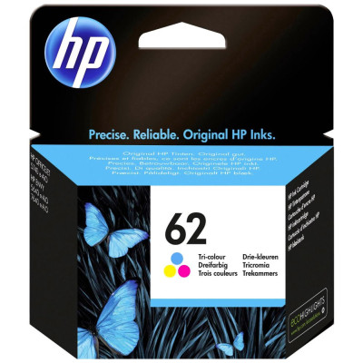 HP C2P06AE (62), originálny atrament, farebný